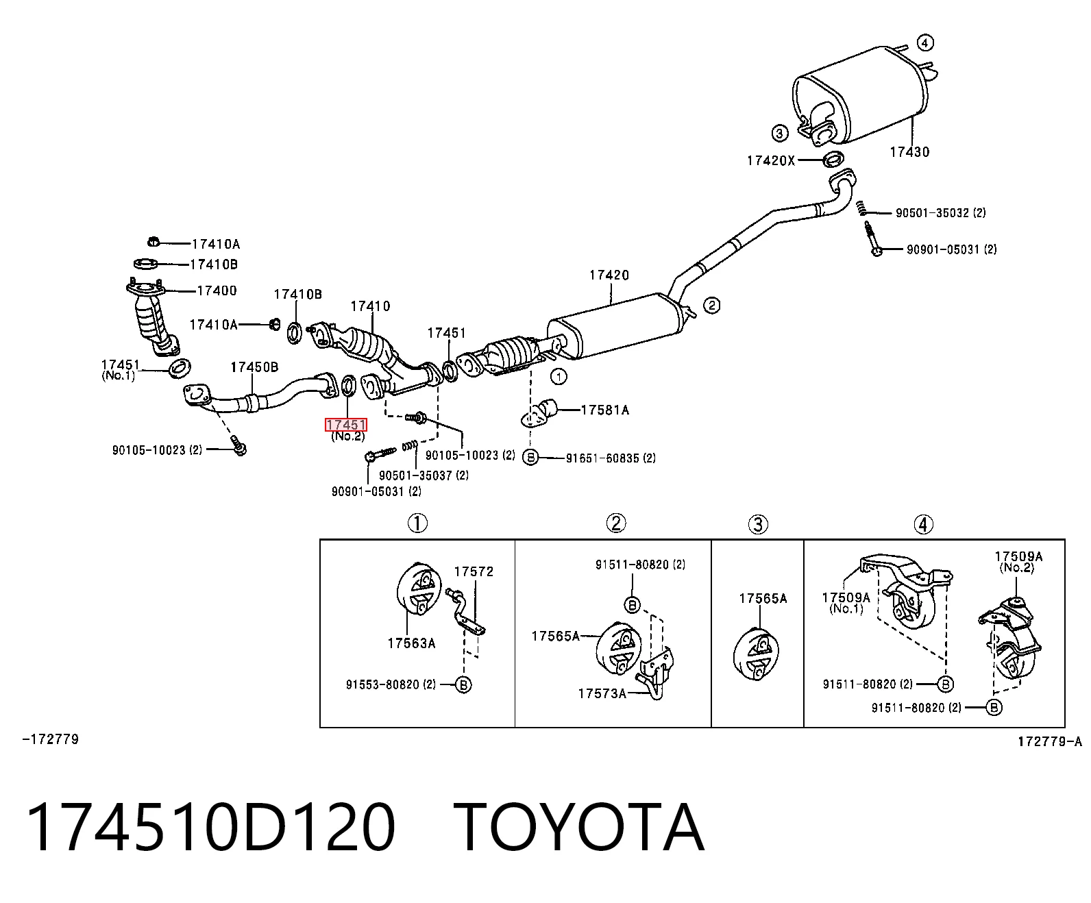 174510D120 Toyota