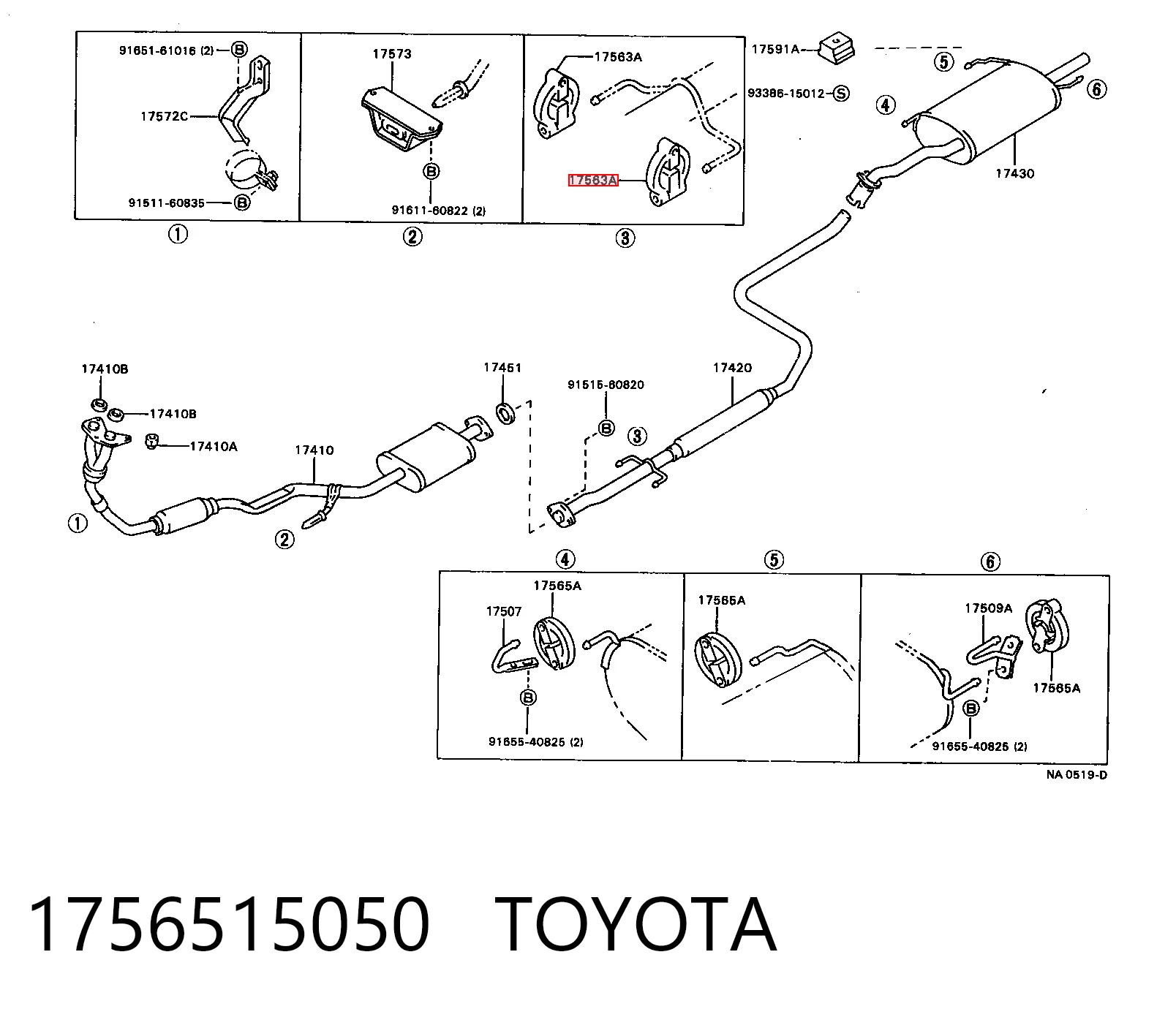 Kupić Poduszka mocowania tłumika Daihatsu Terios  J100, J102, J122 w dobrej cenie