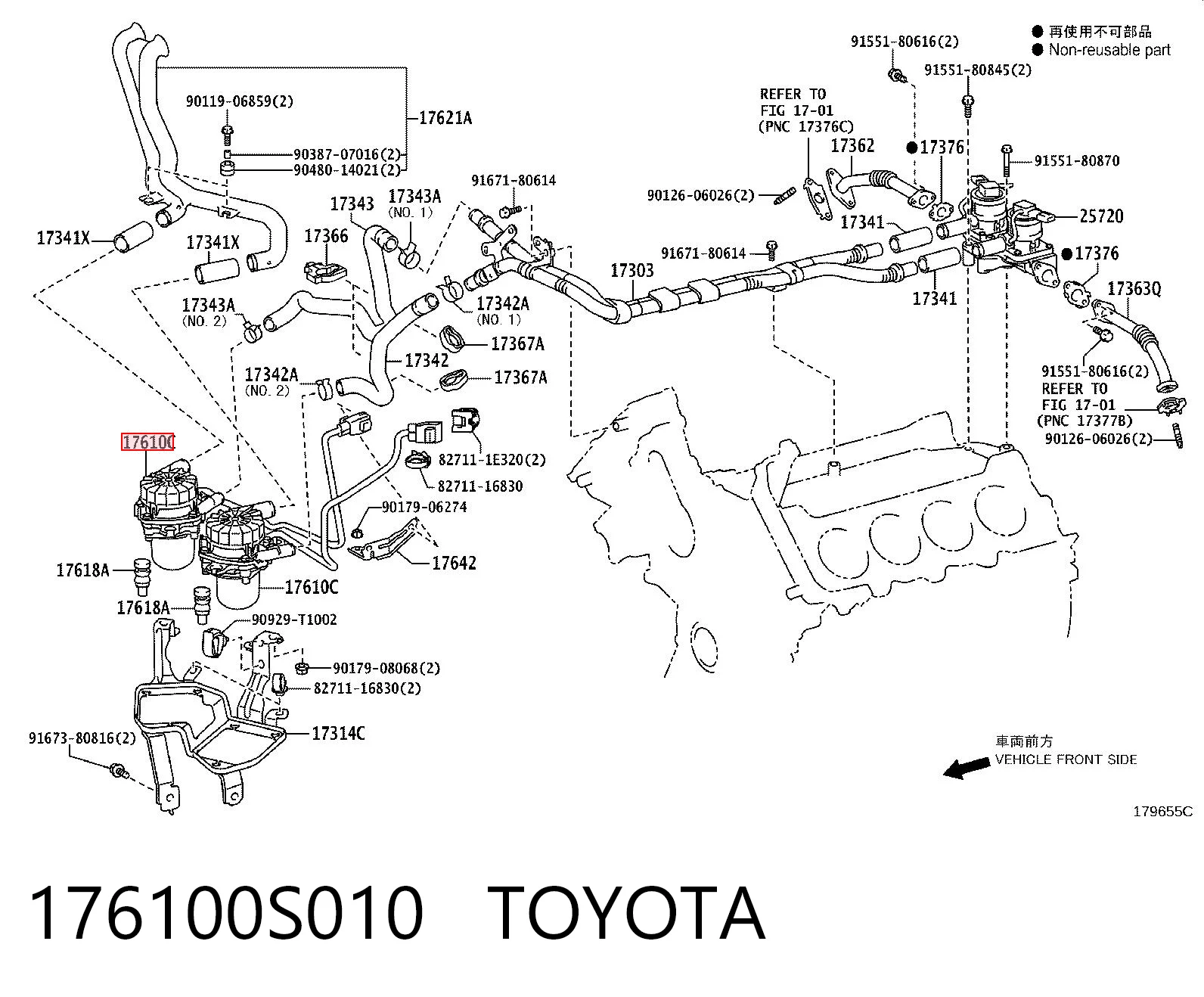 176100S010 Toyota