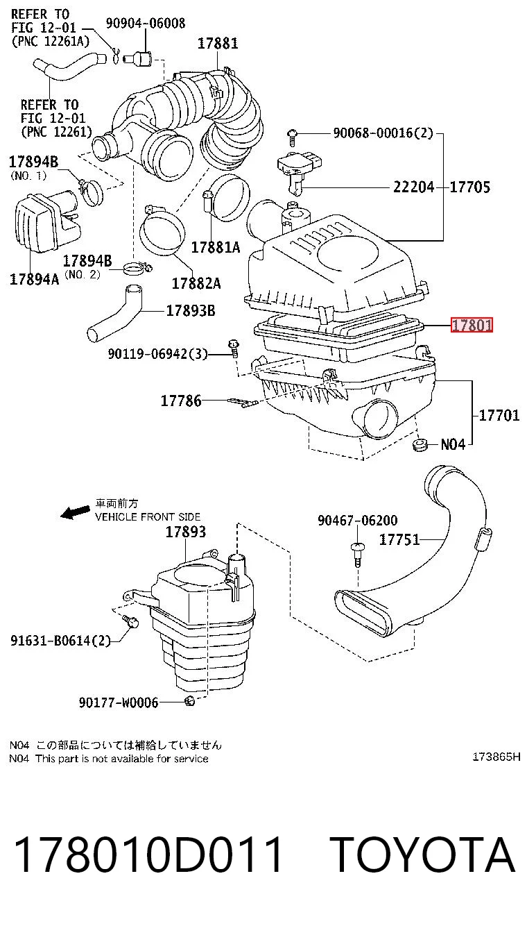 178010D011 Toyota