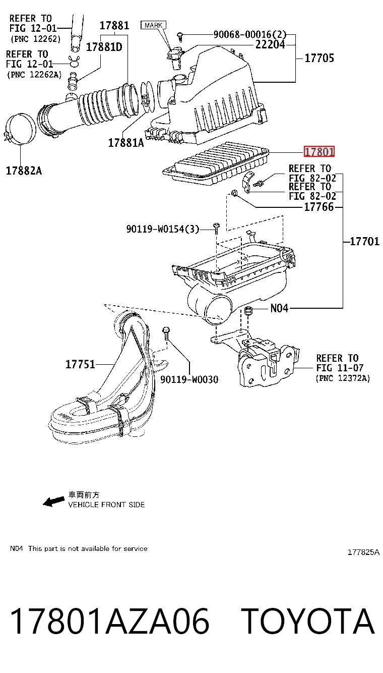 17801AZA06 Toyota