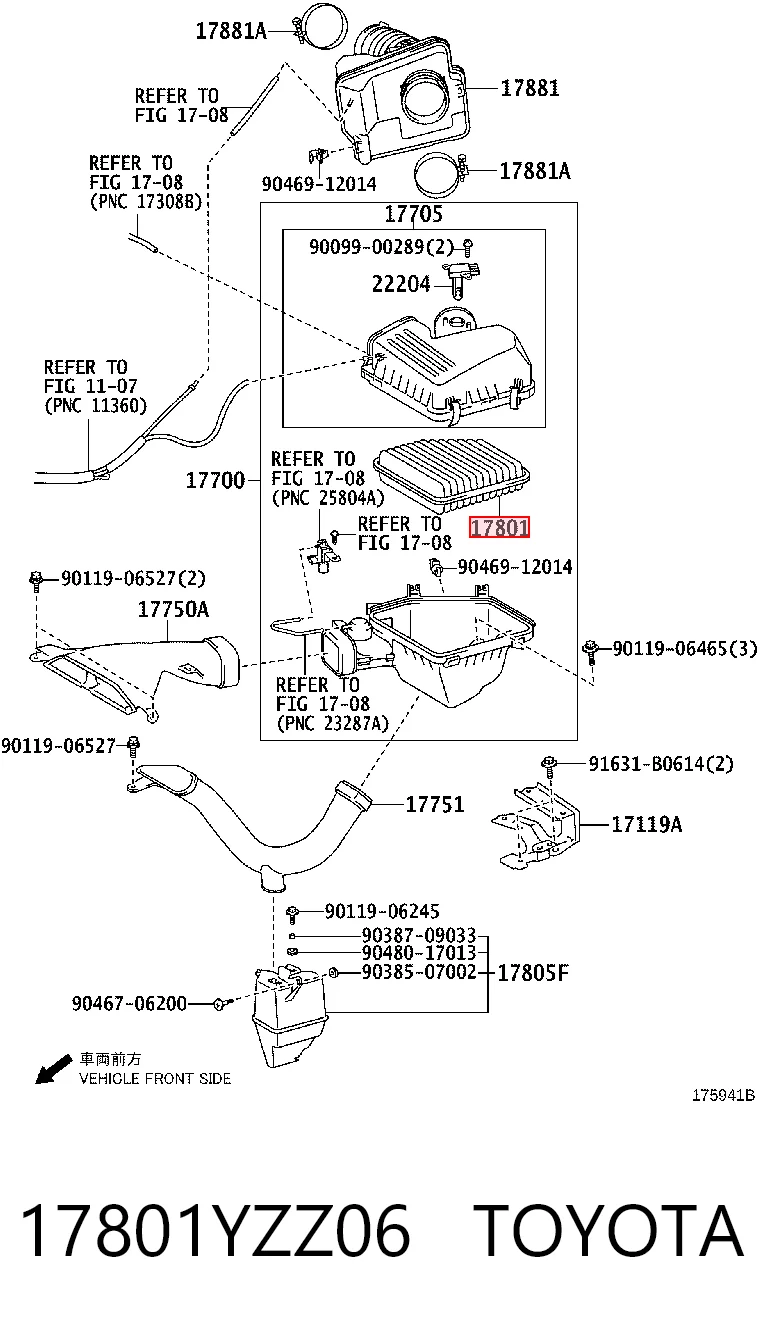 17801YZZ06 Toyota