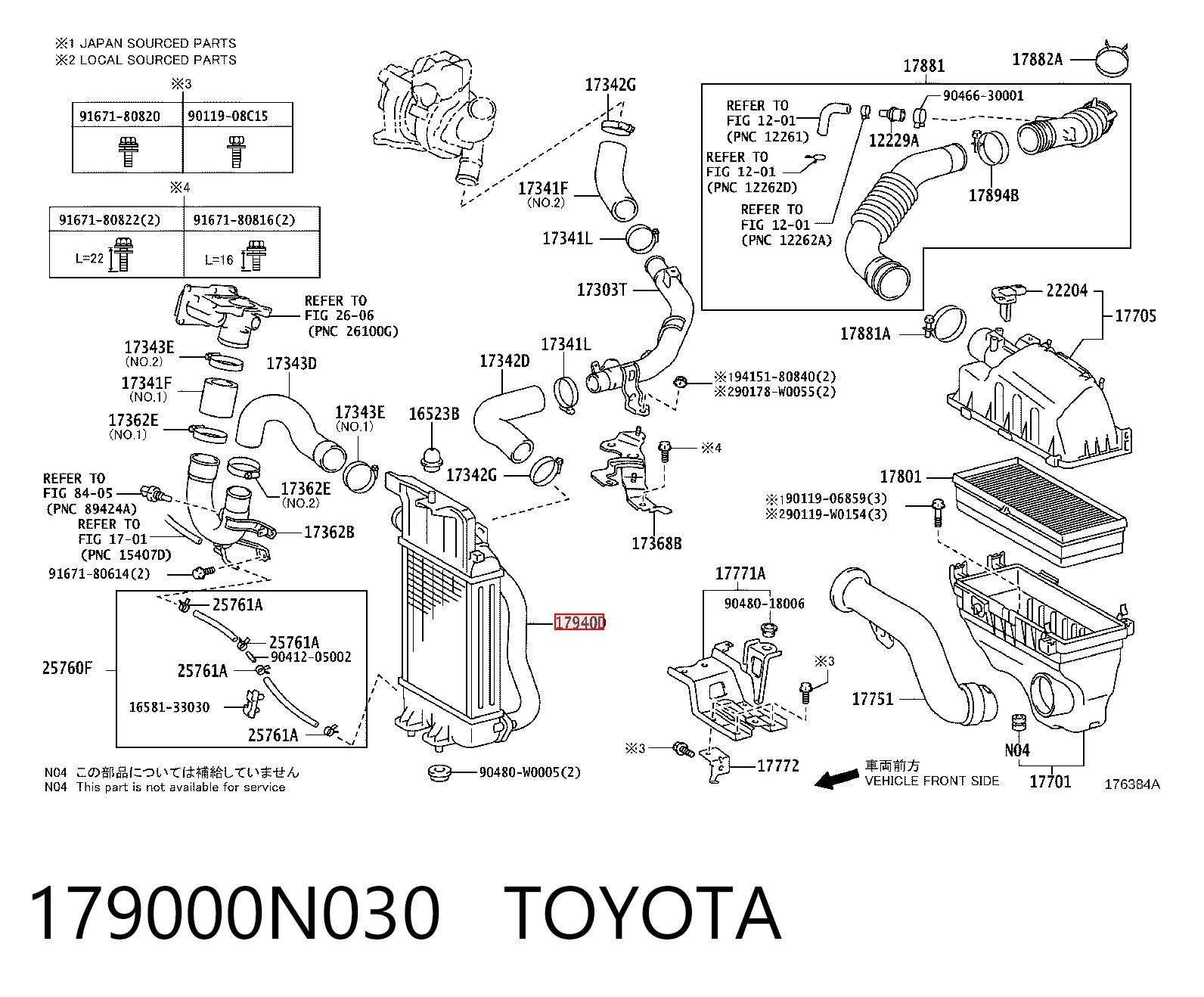  Chłodnica intercoolera Toyota Yaris 