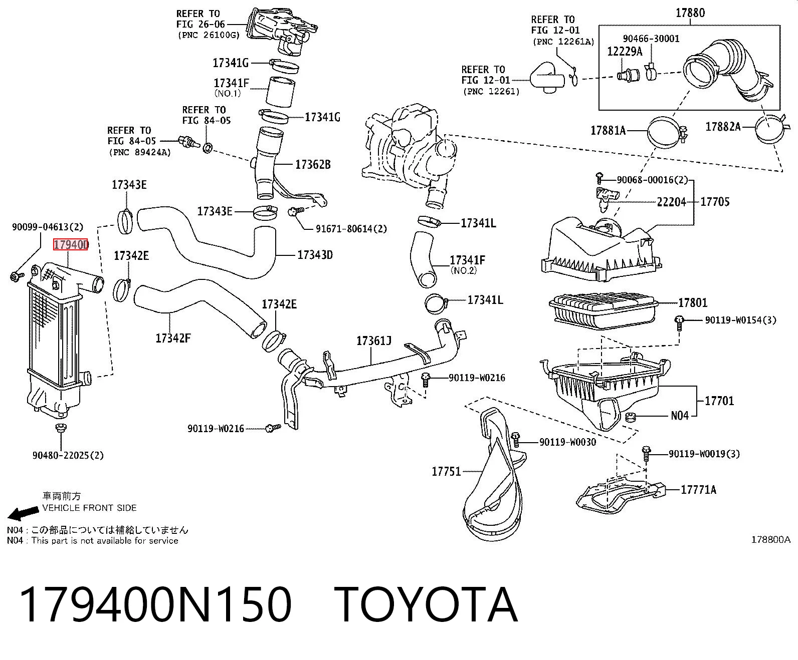  Corolla  sedana (2013-2021) oryginalny od 171,97 zł
