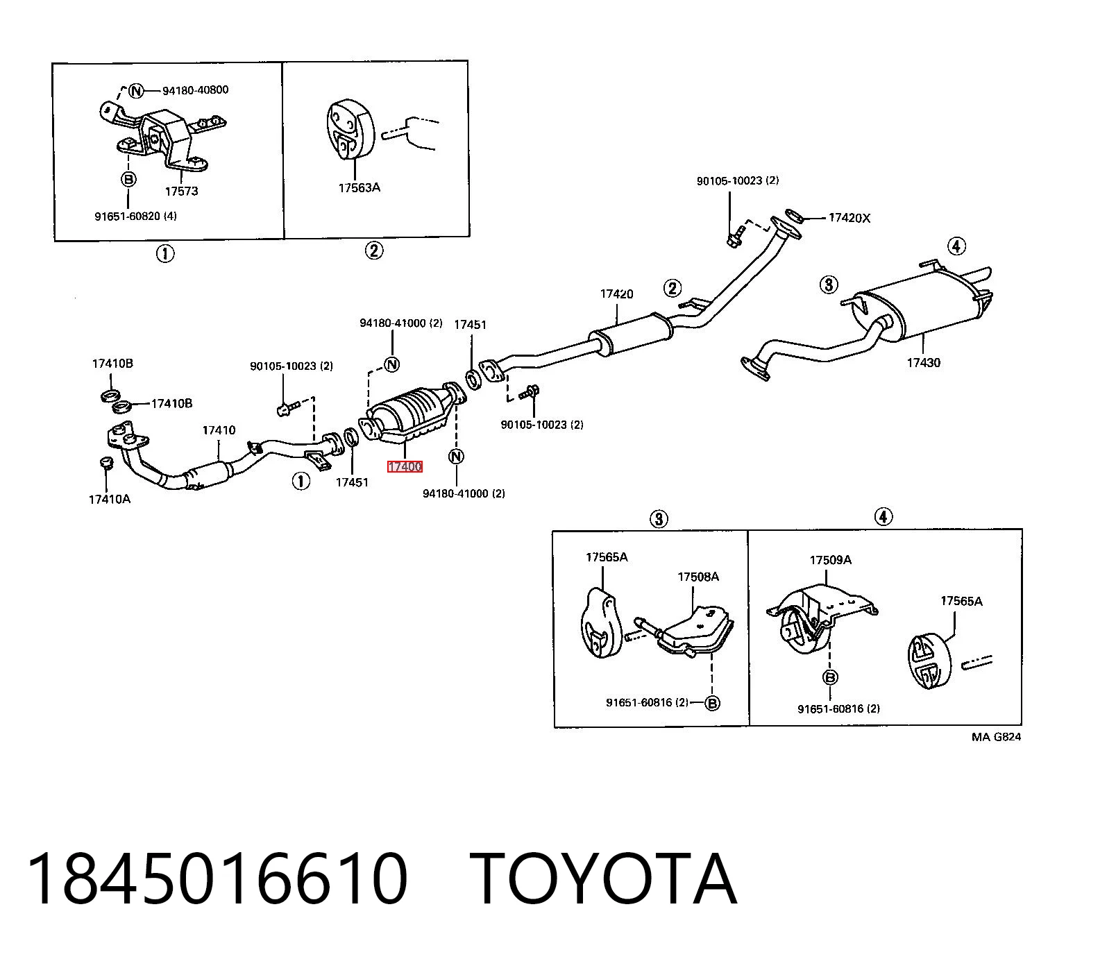 Konwerter-katalizator do Toyota Camry V2