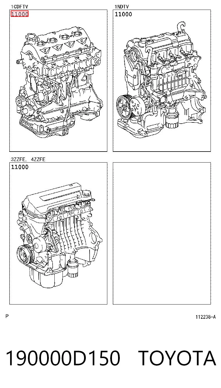 190000D150 Toyota