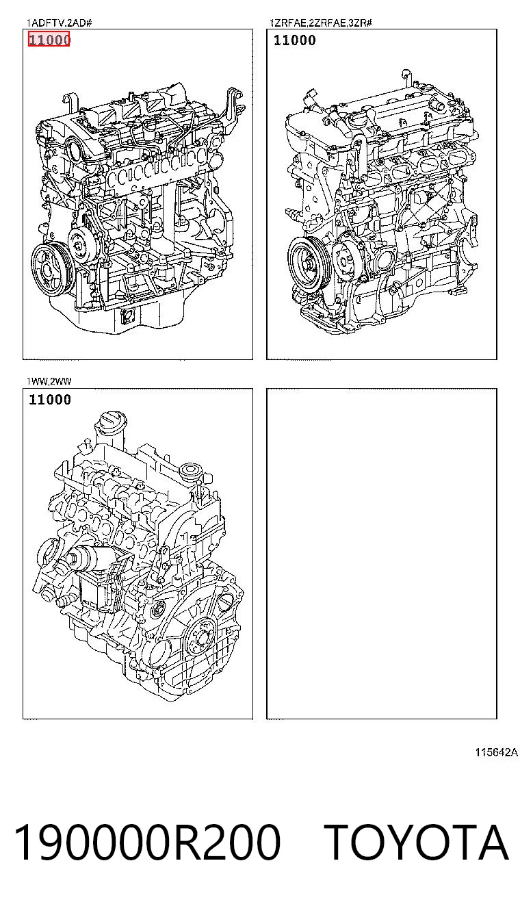 Silnik w komplecie do Toyota Avensis III T27
