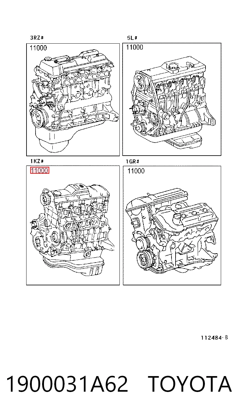 Silnik w komplecie do Toyota Land Cruiser PRADO ASIA J12