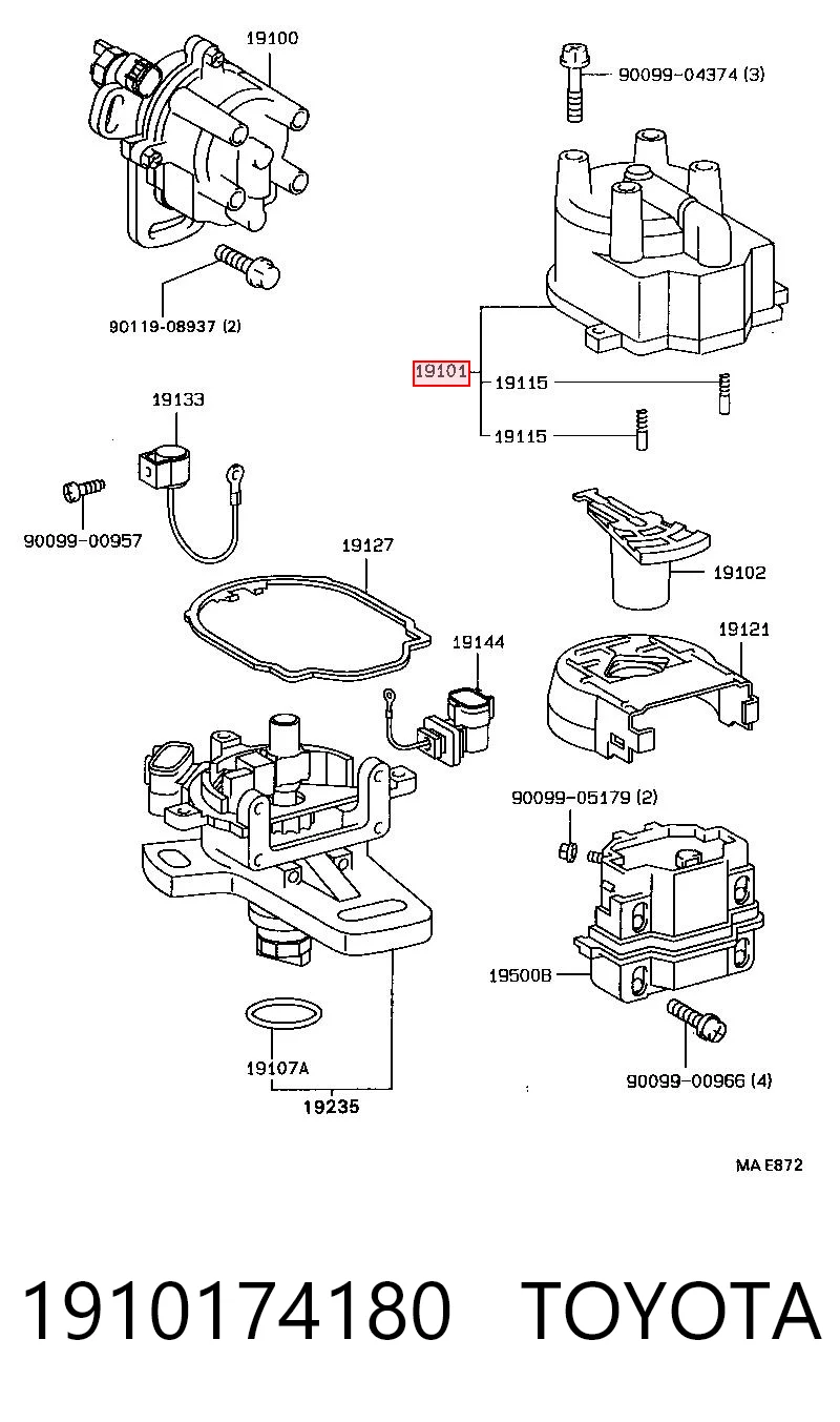 Camry sedana (1991-1996) oryginalny od 35,94 zł
