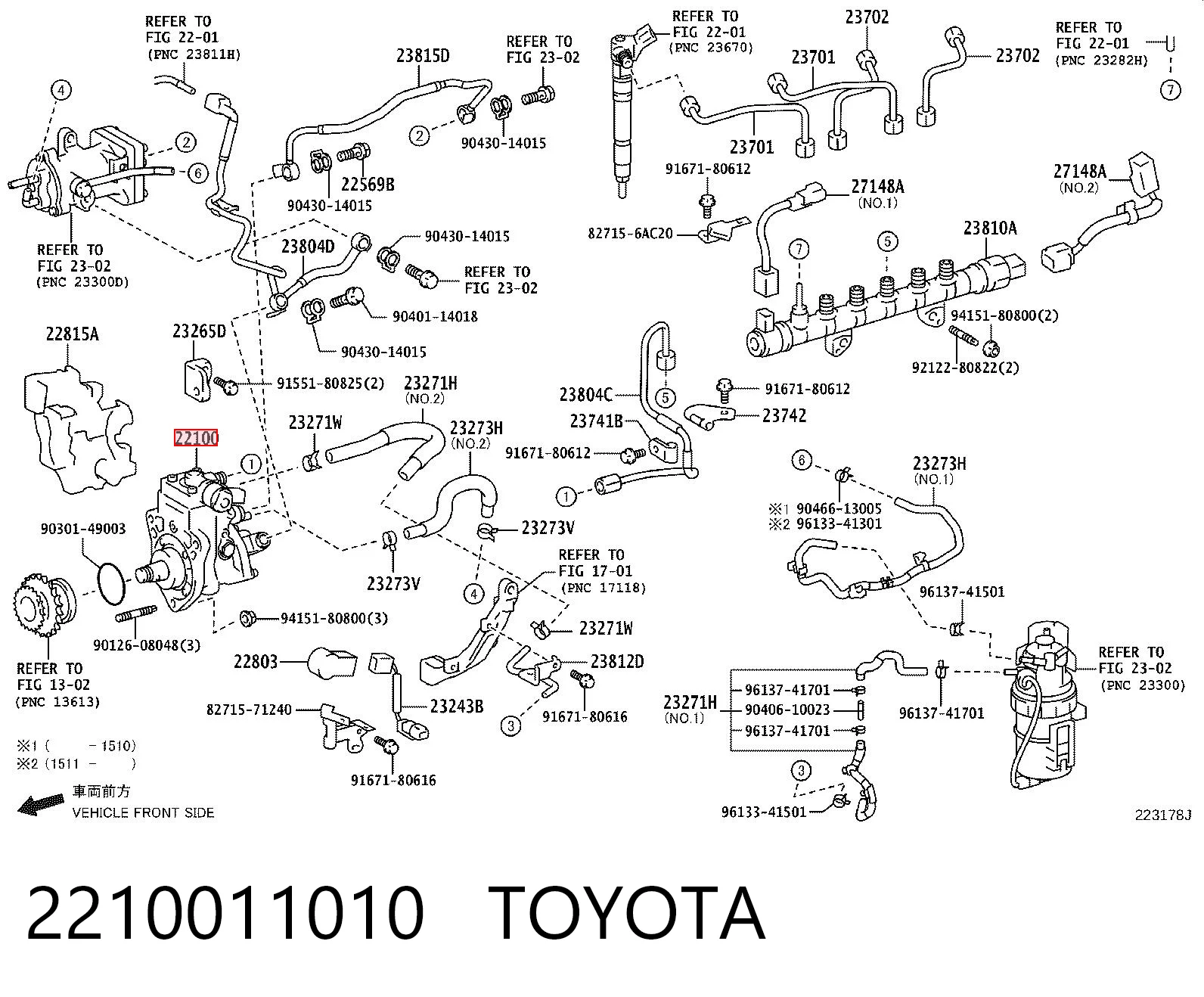 Pompa wtryskowa wysokiego ciśnienia do Toyota Land Cruiser PRADO J150
