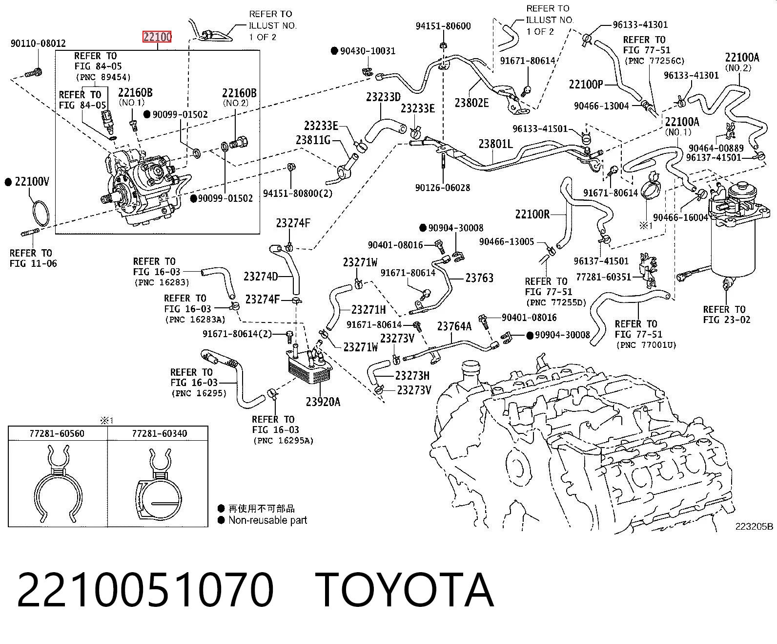 Pompa wtryskowa wysokiego ciśnienia do Toyota Land Cruiser  J200