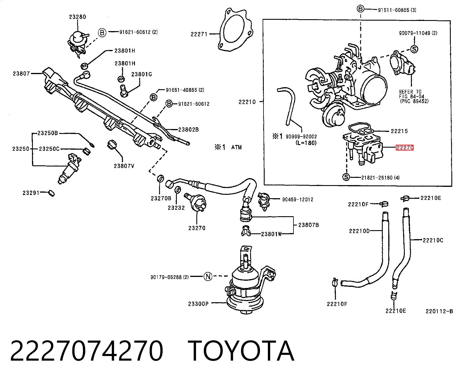 Regulator biegu jałowego do Toyota Picnic  XM1
