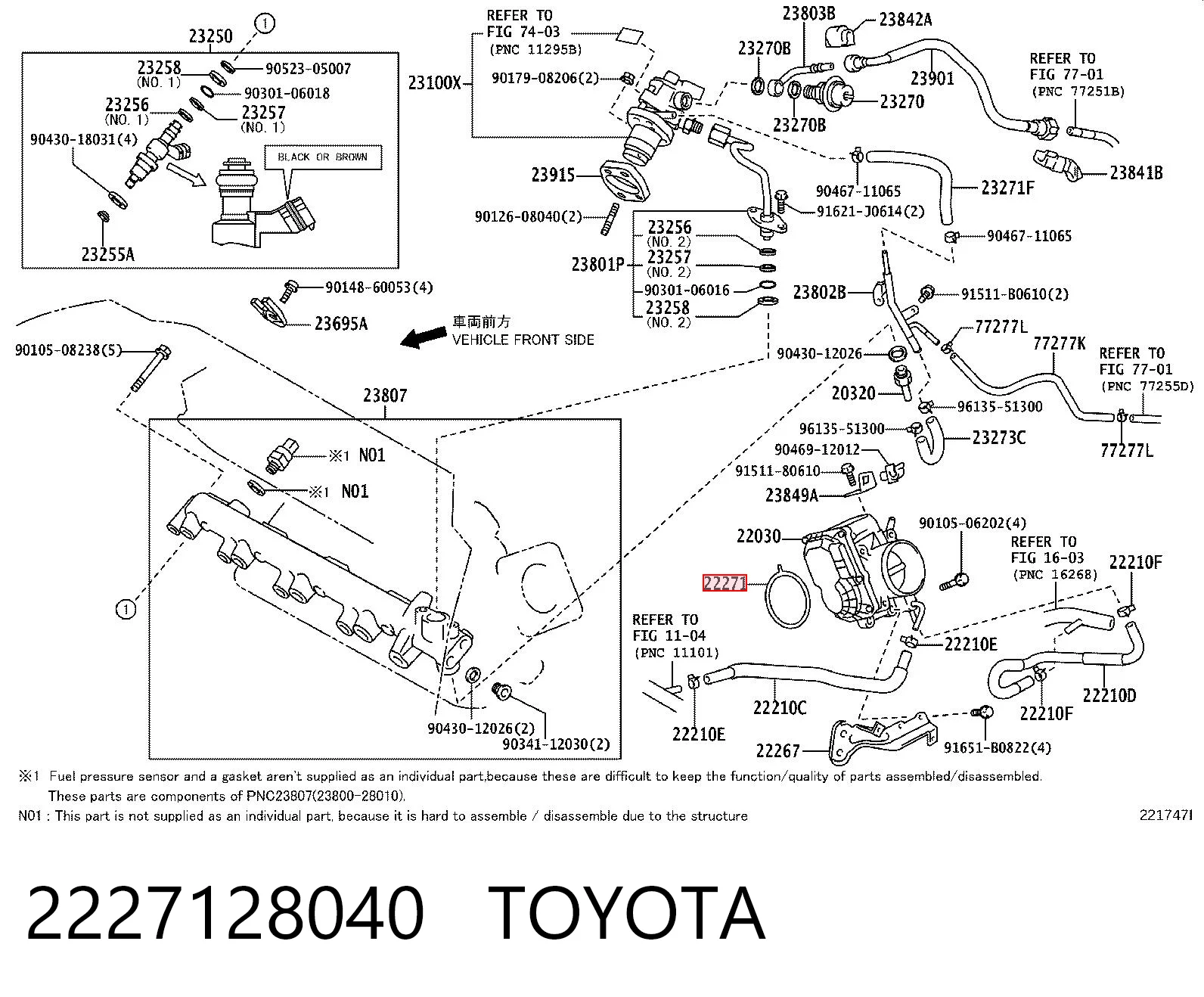 2227128040 Toyota