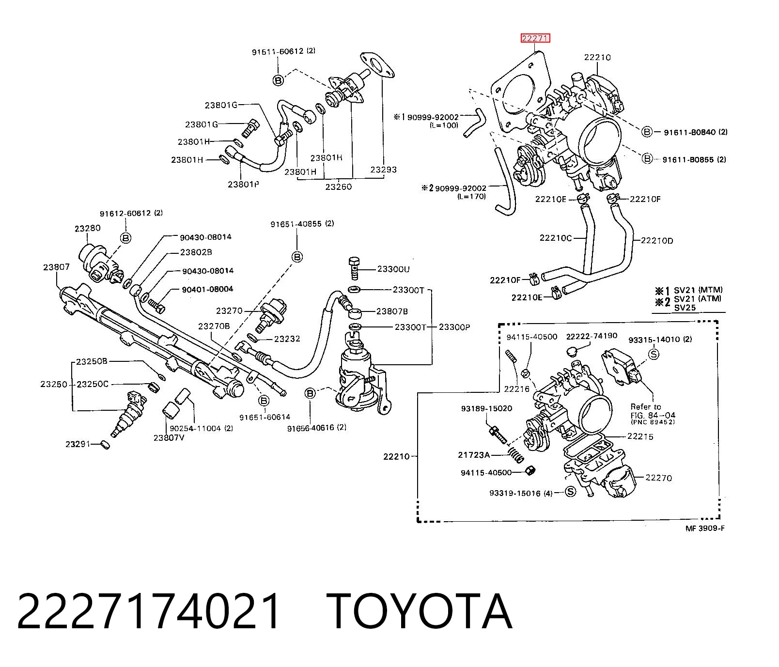 Kupić Uszczelka przepustnicy Toyota Camry V2 w dobrej cenie