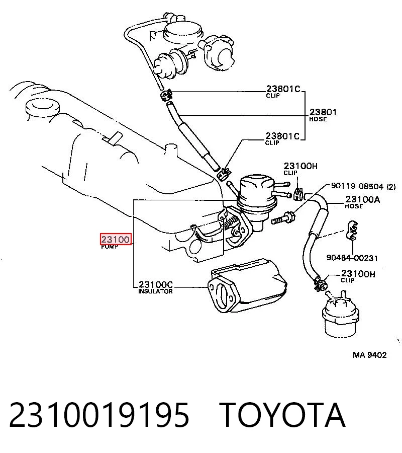 2310019195 Toyota