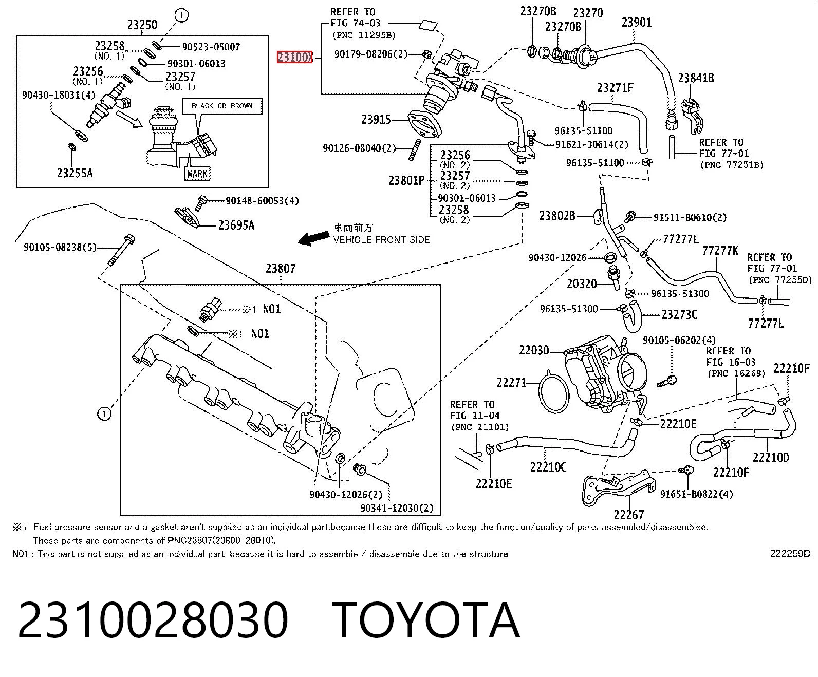 2310028030 Toyota Pompa wtryskowa wysokiego ciśnienia