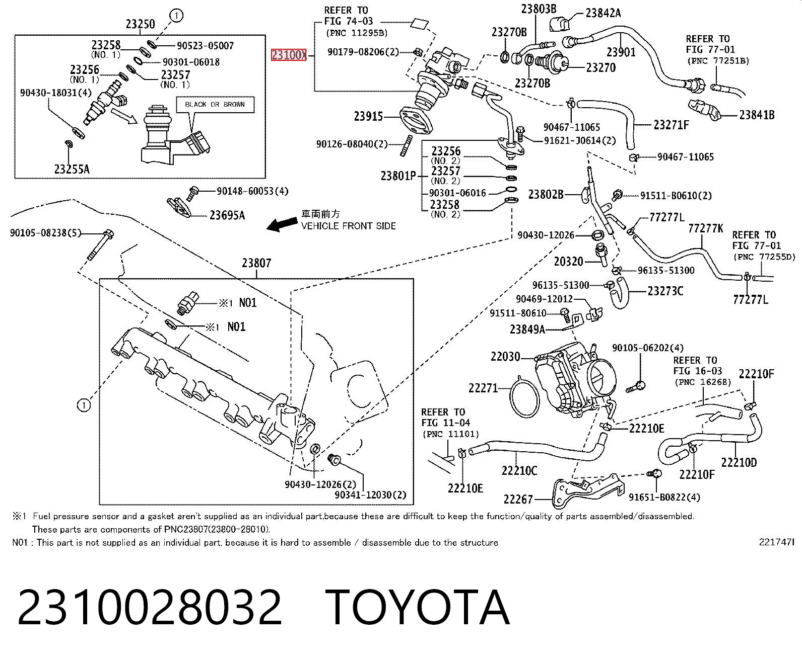 2310028032 Toyota