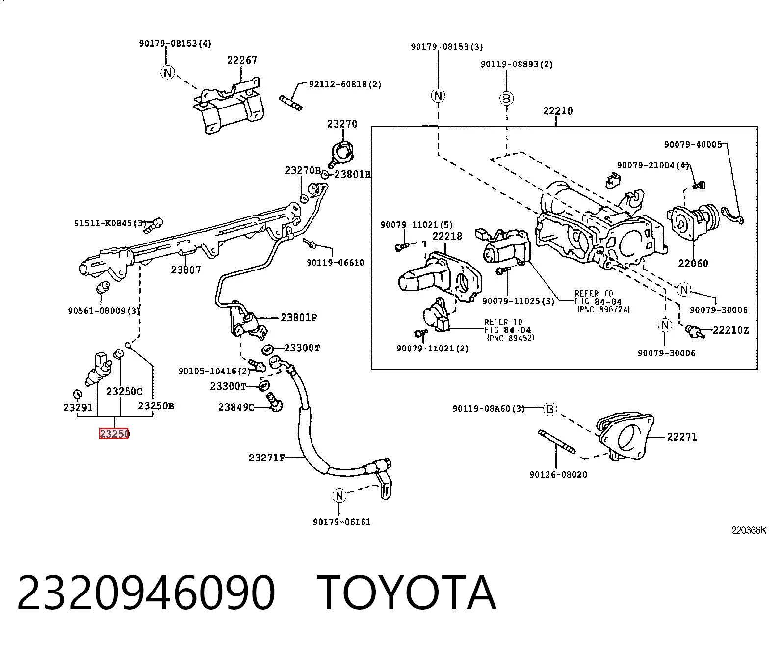 Wtryskiwacz paliwa do Lexus GS  JZS160