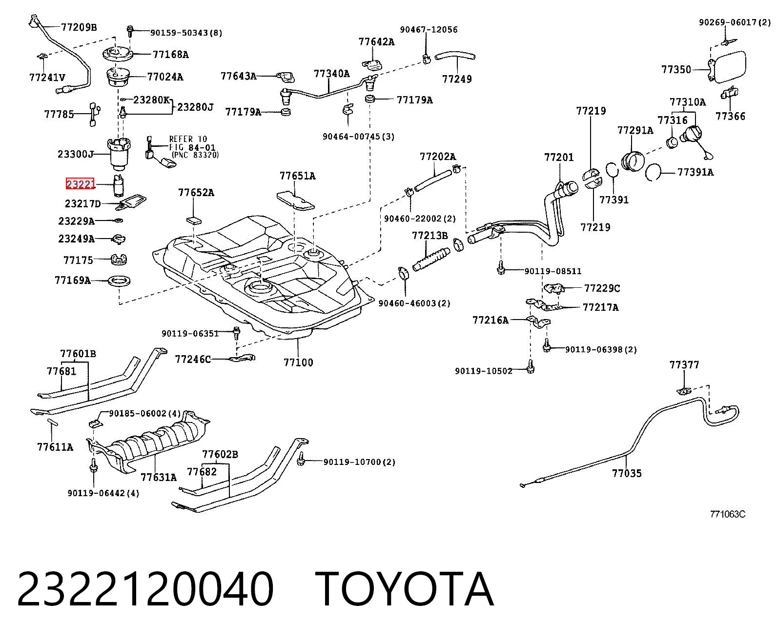 2322120040 Toyota