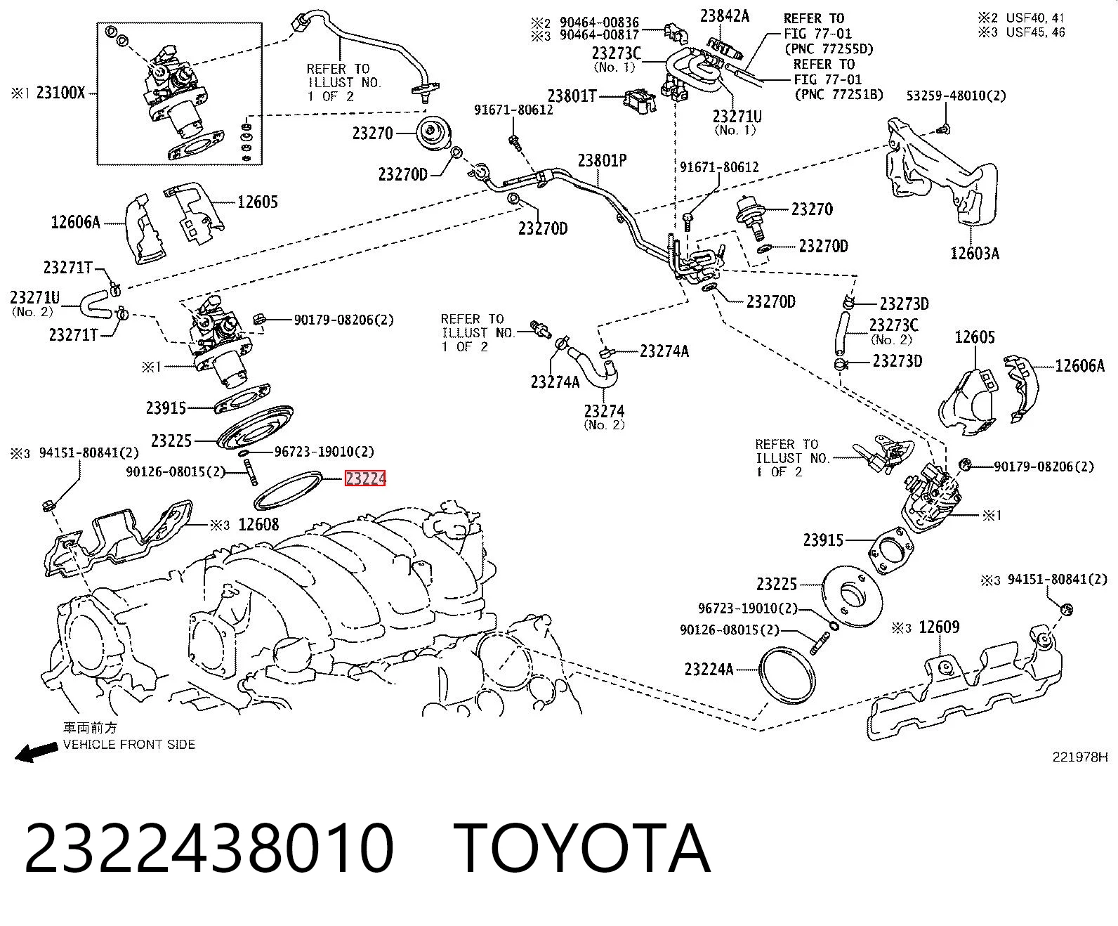 2322438010 Toyota