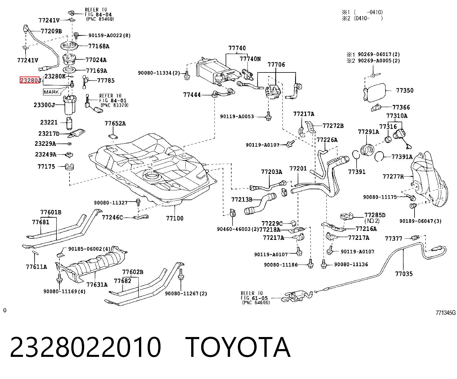 2328022010 Toyota
