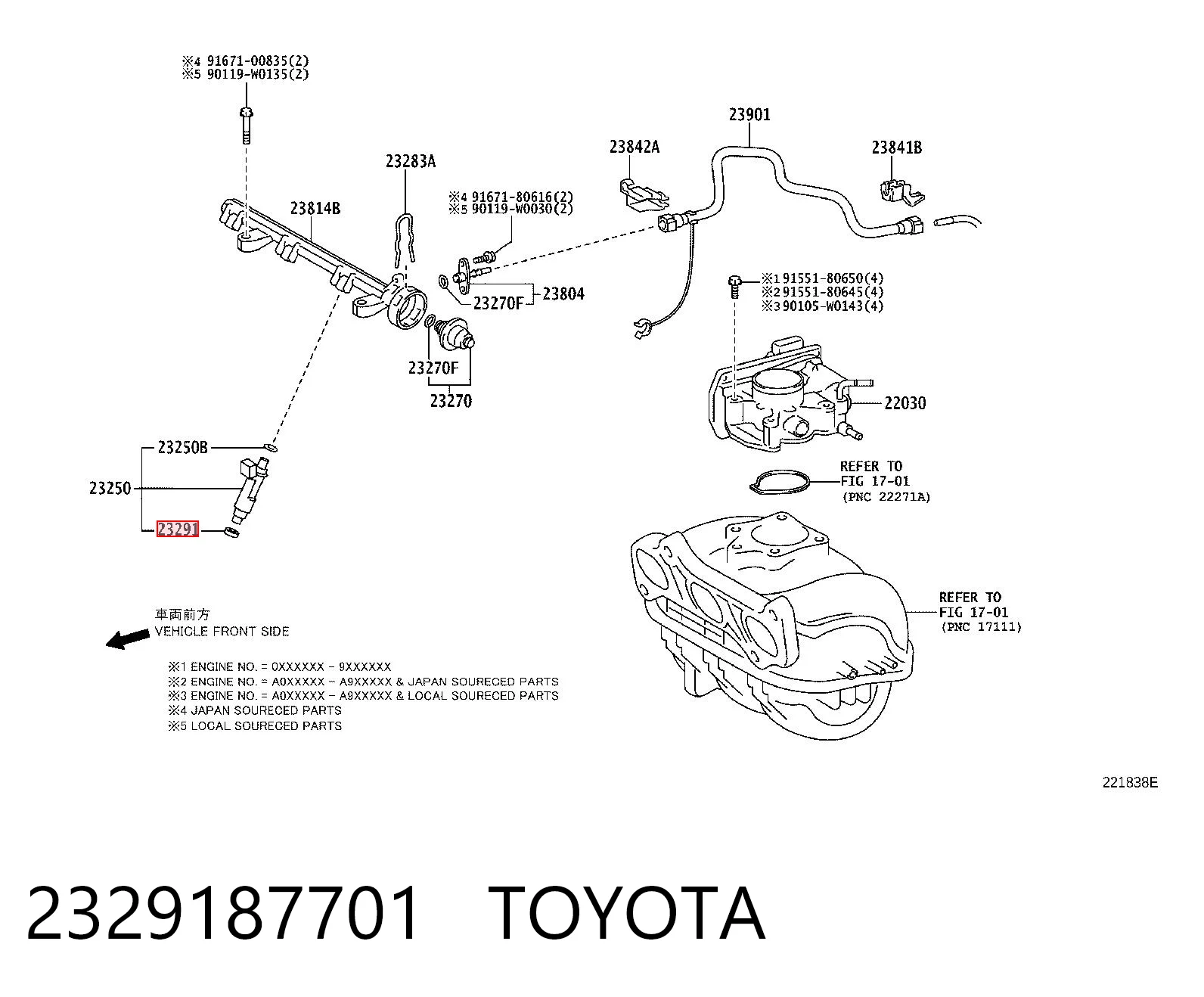 2329187701 Toyota