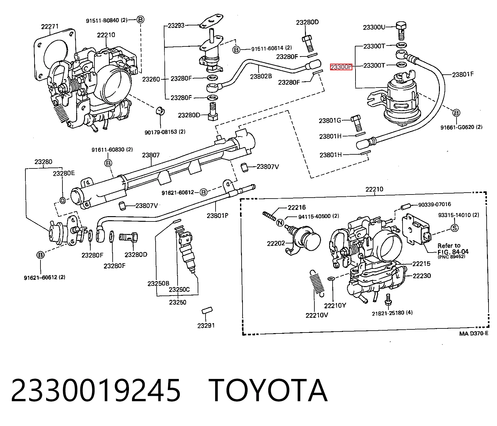 Filtr paliwa Toyota Camry IV