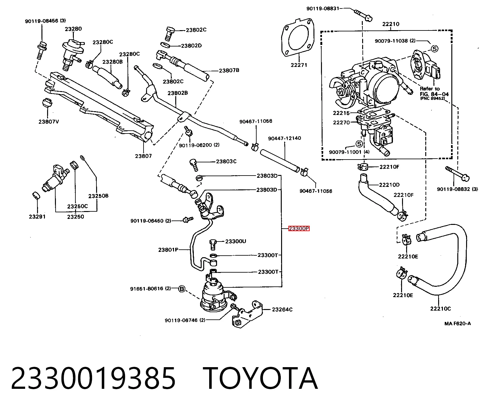  Filtr paliwa Toyota Camry 4