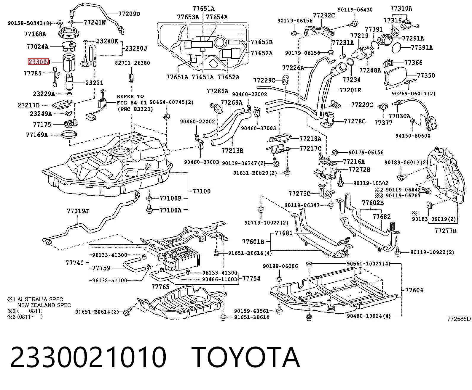 2330021010 Toyota