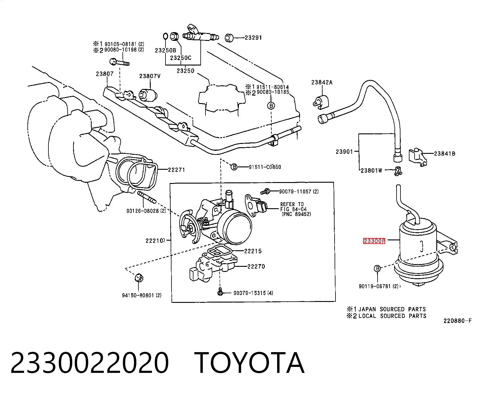 2330022020 Toyota
