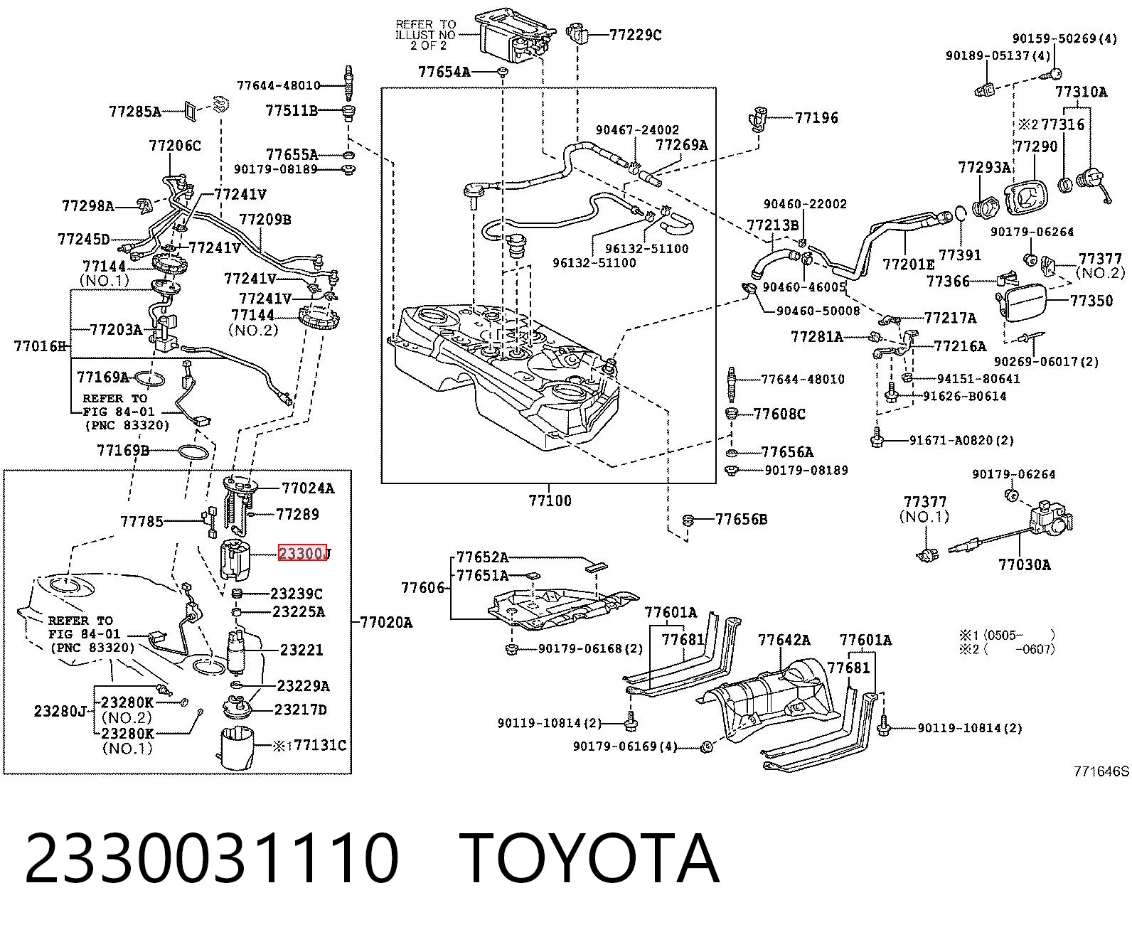 2330031110 Toyota