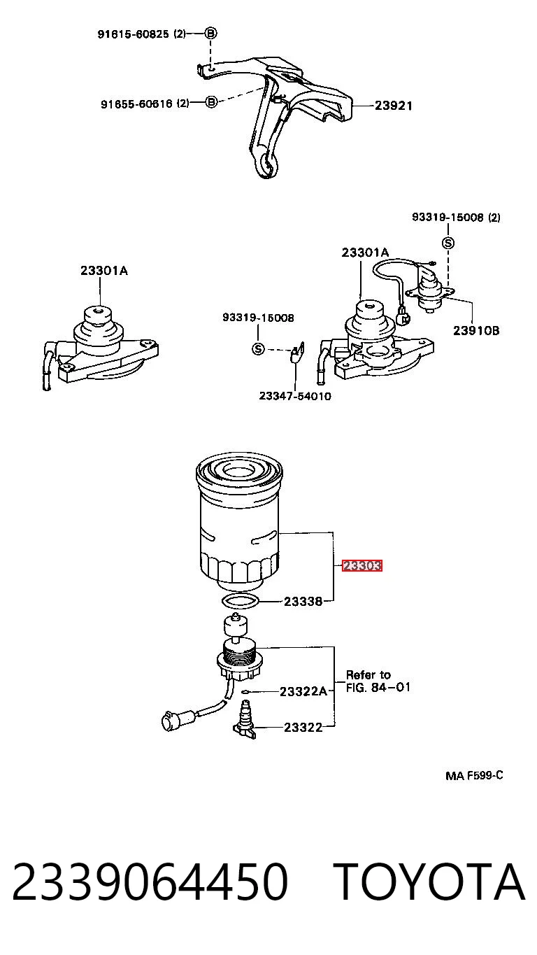 2339064450 Toyota