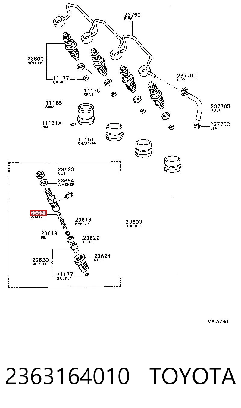 2363164010 Toyota