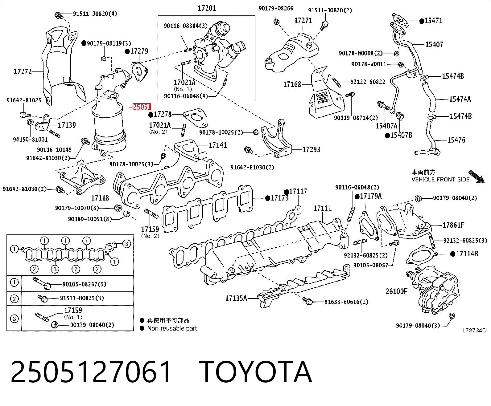 2505127061 Toyota