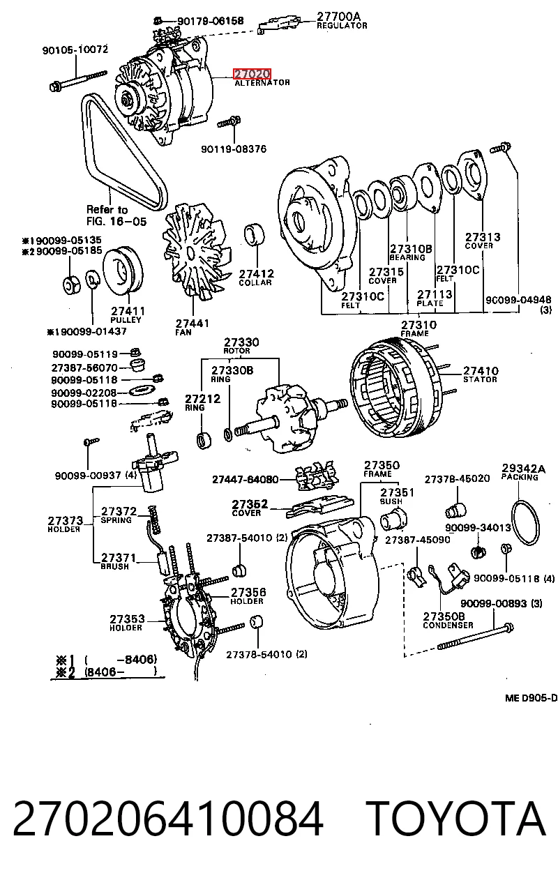 270206410084 Toyota