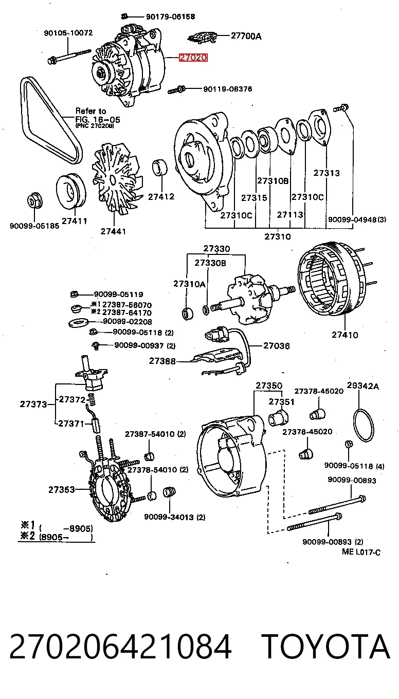 270206421084 Toyota