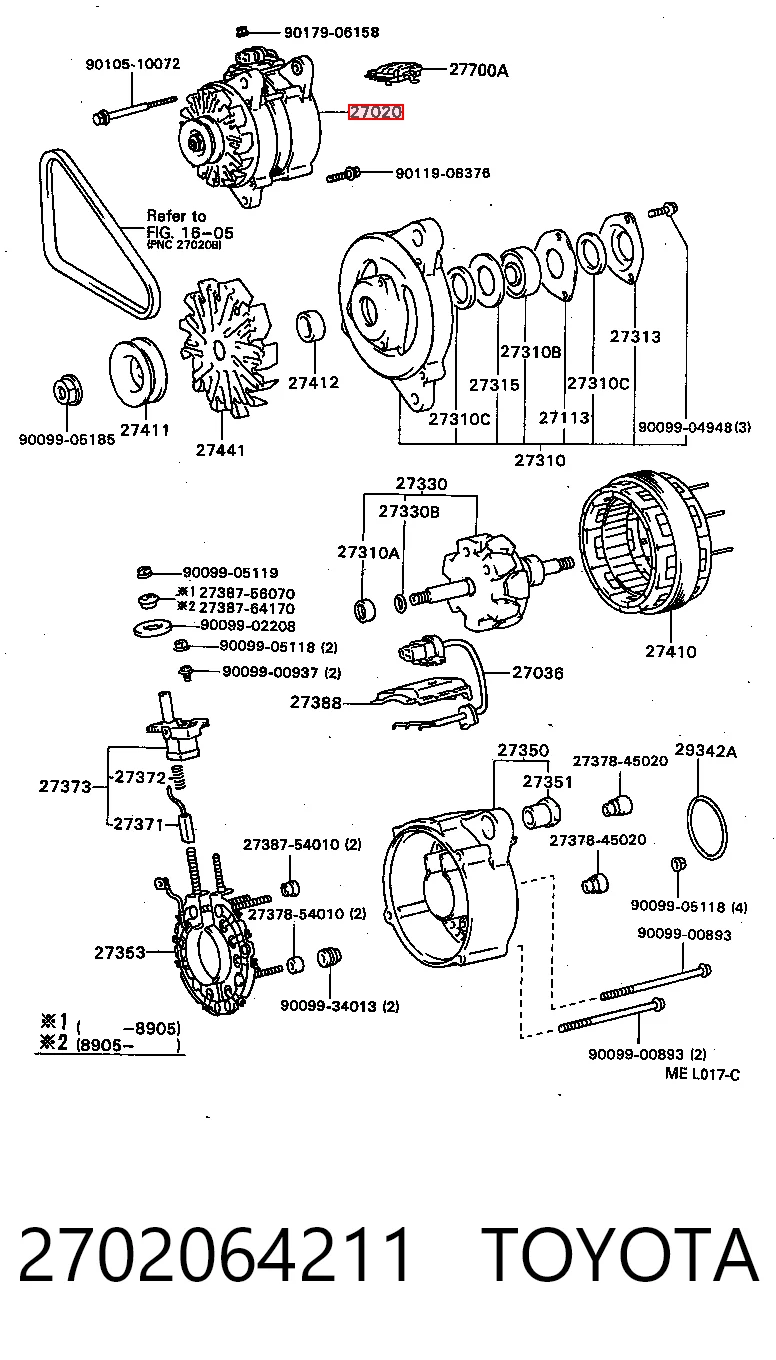 2702064211 Toyota