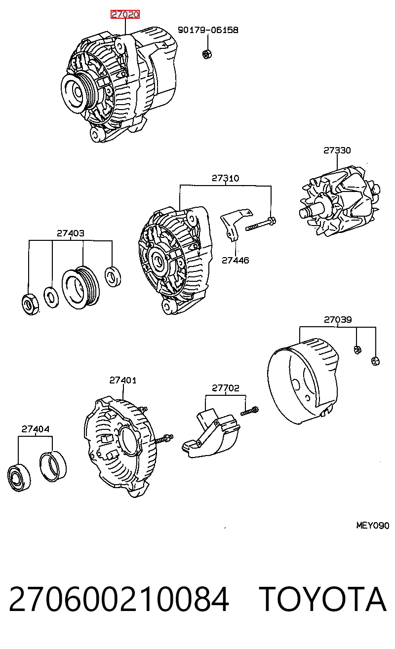 270600210084 Toyota