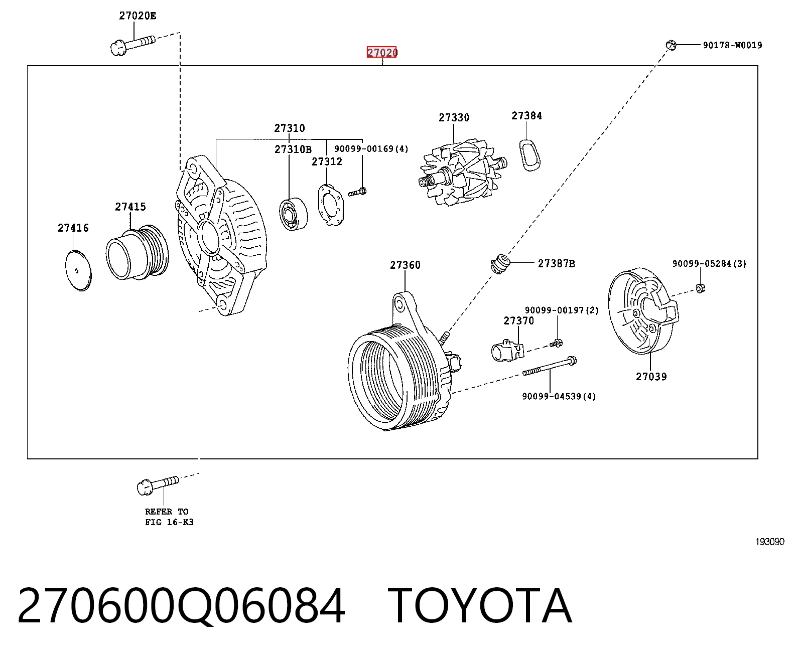 270600Q06084 Toyota