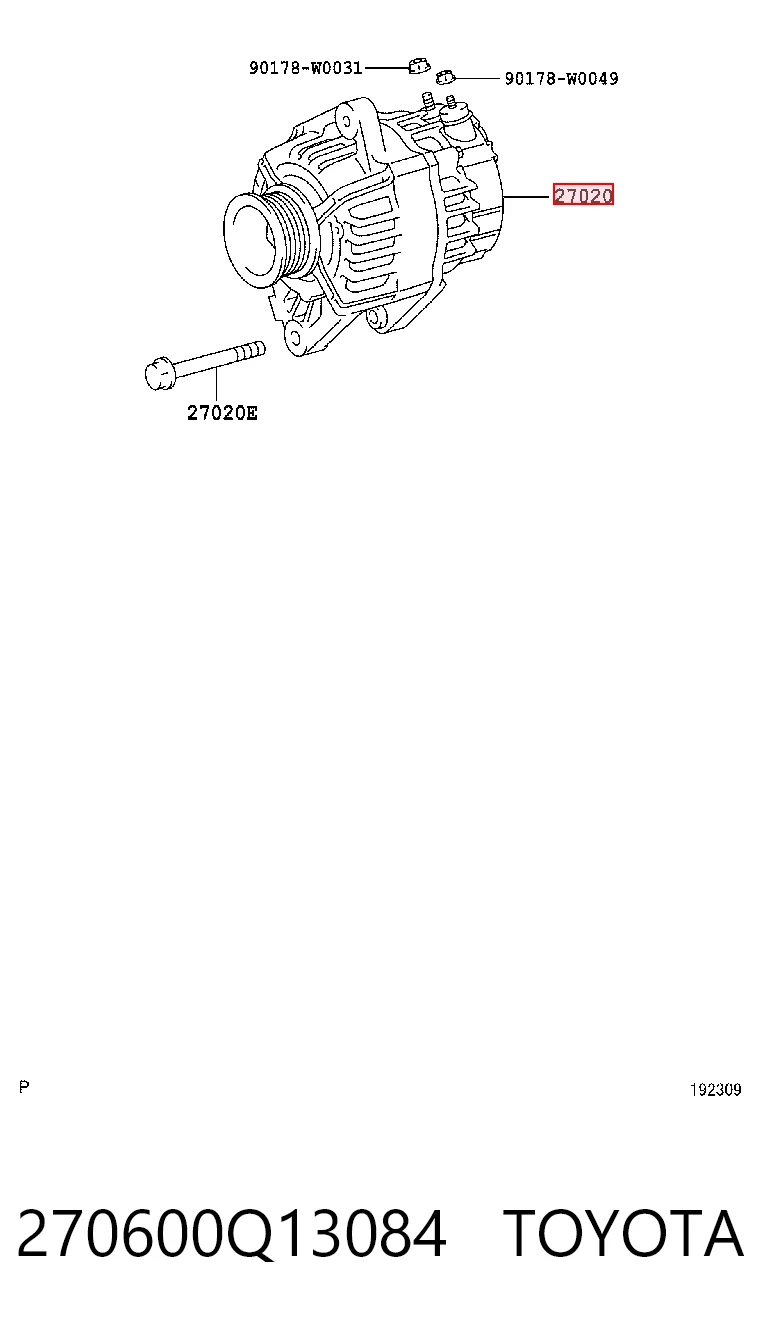 Alternator Citroen C1 I hatchback (PM, PN) (2005 - 2014) cena, od 99,22 USD