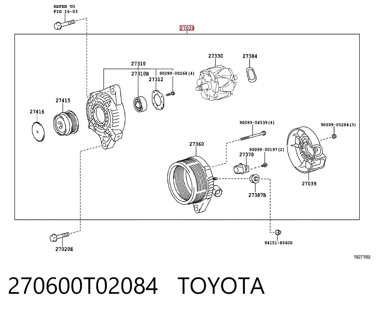 270600T02084 Toyota