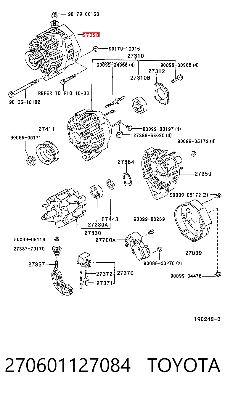 270601127084 Toyota