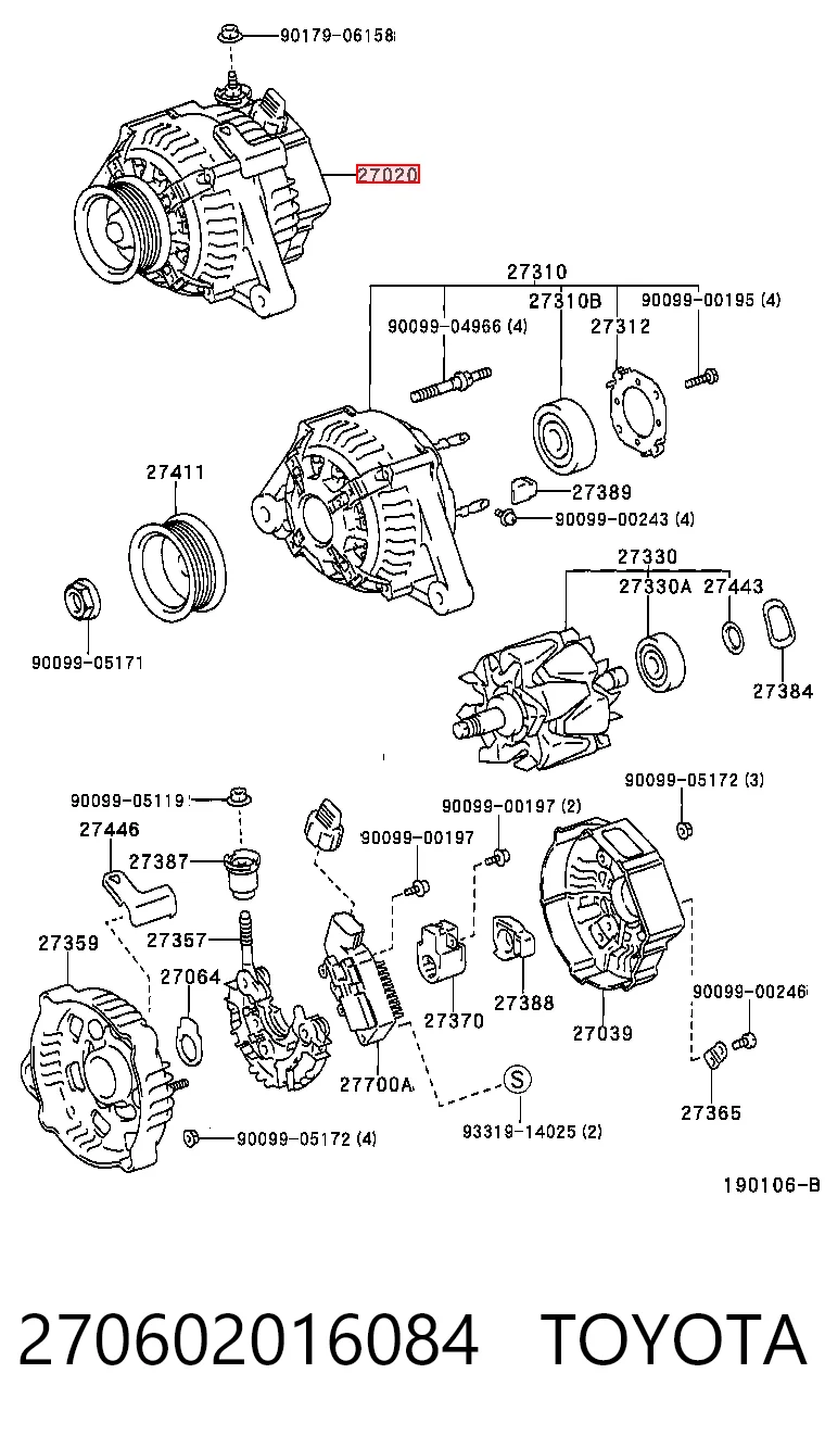 270602016084 Toyota