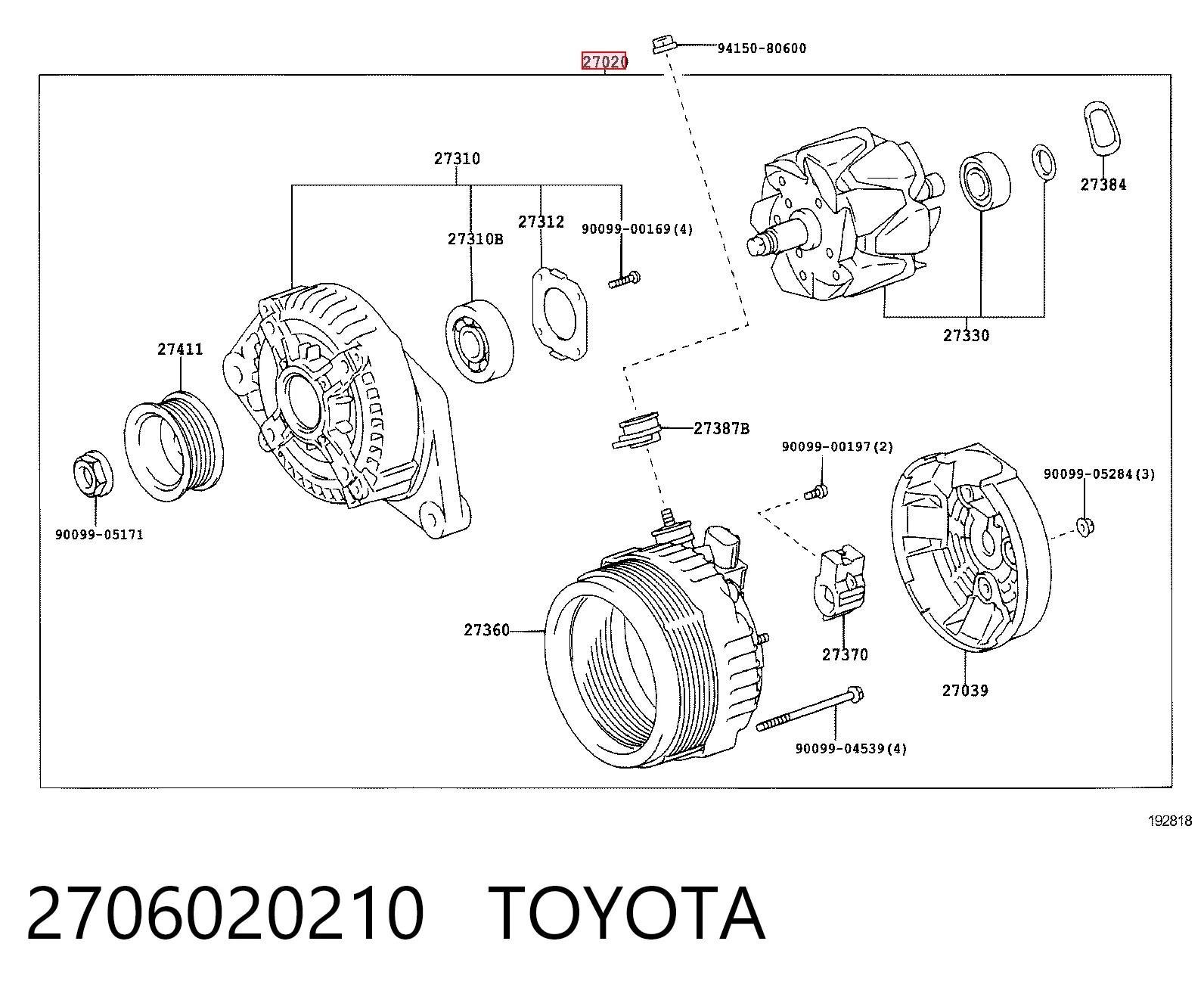 2706020210 Toyota