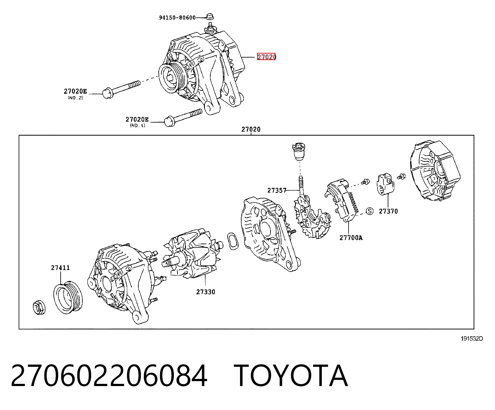 270602206084 Toyota