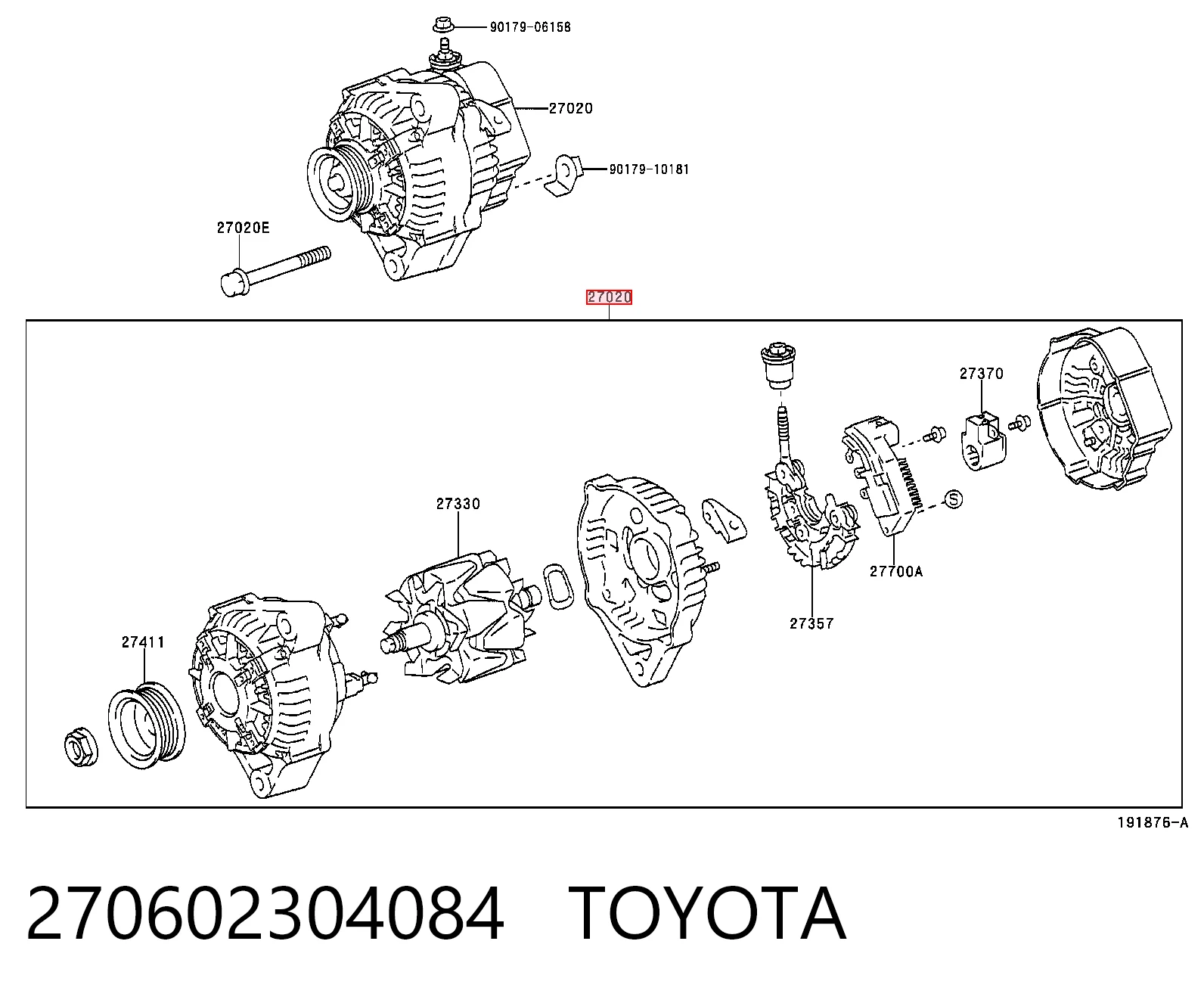 270602304084 Toyota