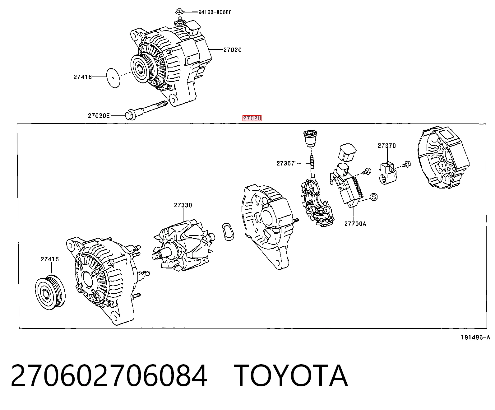 270602706084 Toyota