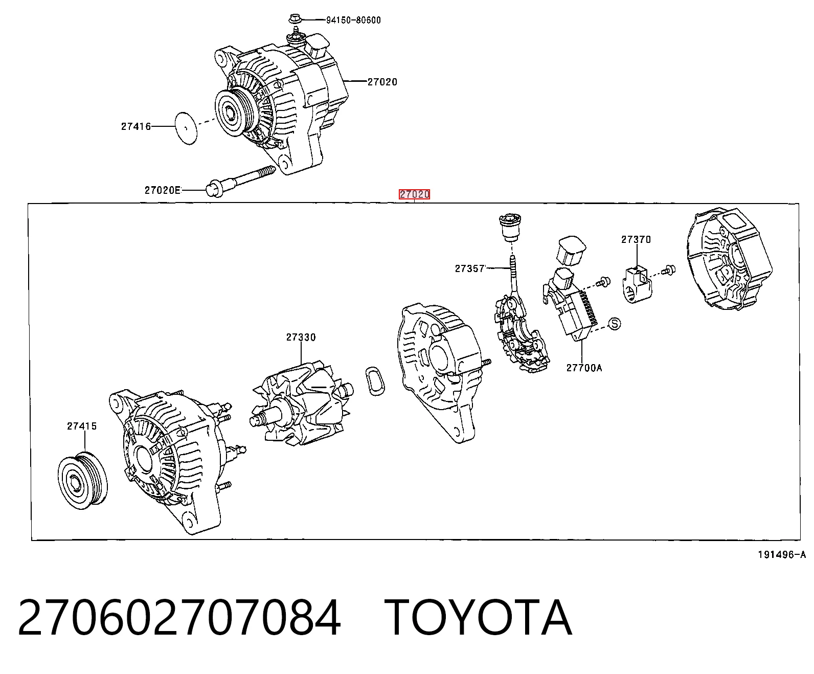 270602707084 Toyota