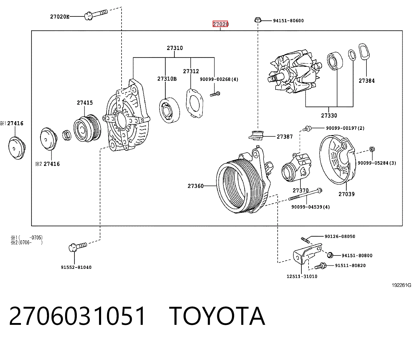 Alternator do Lexus GS  S19