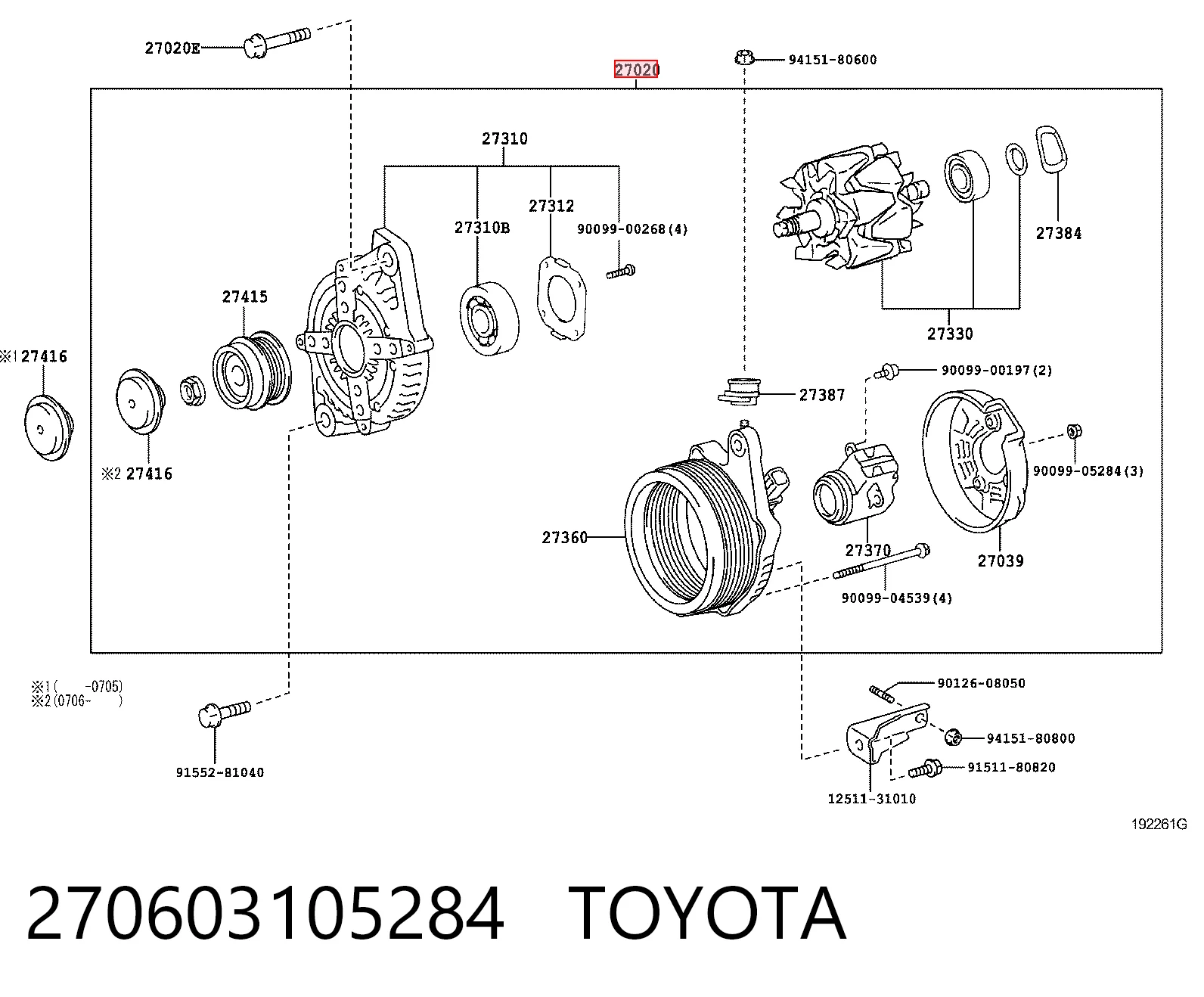 Alternator Lexus GS sedana (S19) (2005 - 2011) cena, od 256,08 USD